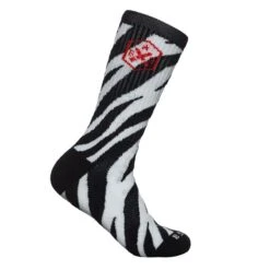 Battle Briefs Socks Zebra