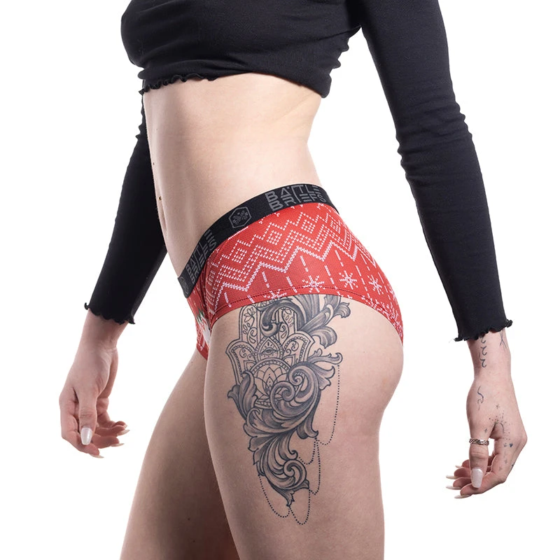 Battle Briefs Women's Ugly Xmas Sweater - Image 2