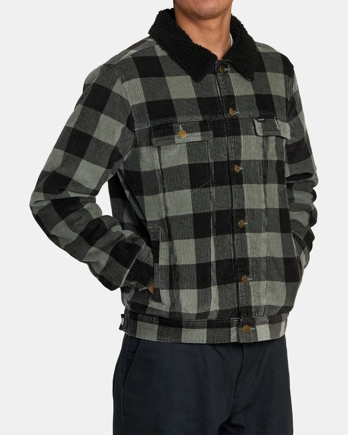 RVCA Waylon Corduroy Trucker Jacket - Image 11