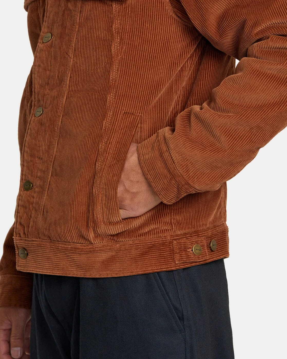RVCA Waylon Corduroy Trucker Jacket - Image 7